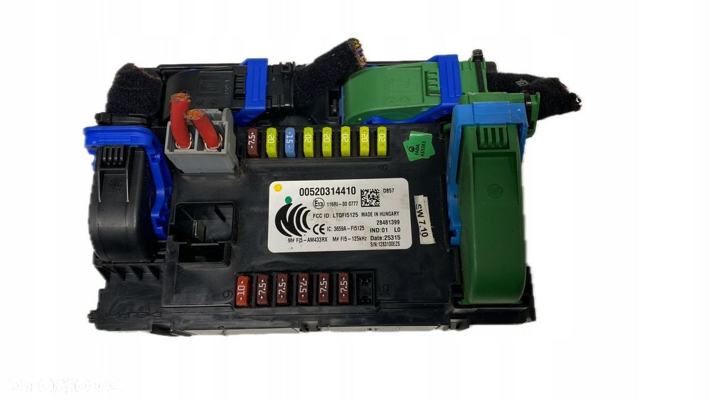 FIAT 500X BSI OBUDOWA SKRZYNKA PUSZKA BEZPIECZNIKÓW 00520314410 - 1