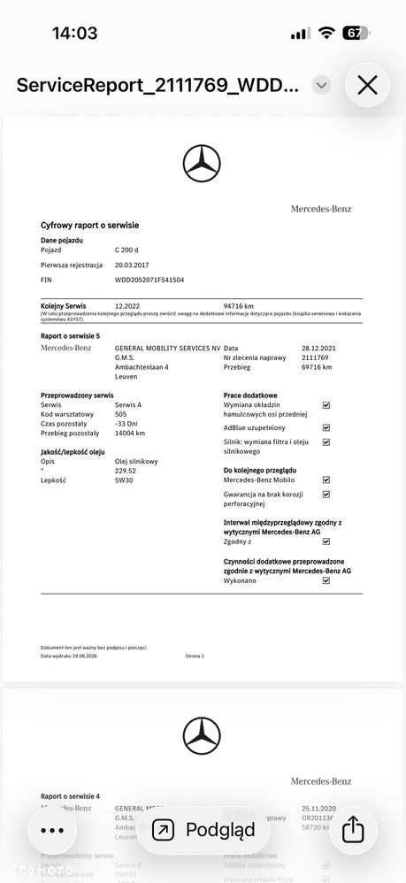 Mercedes-Benz Klasa C 200 d 7G-TRONIC - 9