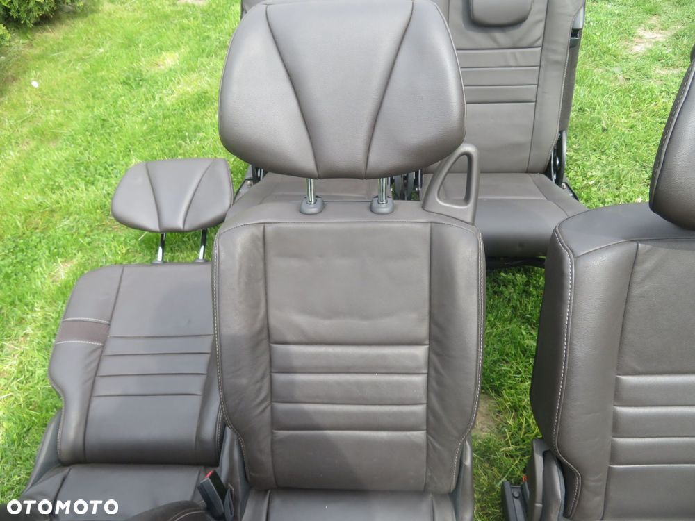 FOTELE FOTEL PRZEDNI LEWY PRAWY KANAPA WNĘTRZE SCENIC GRAND III PH1 SKÓRA GRZANE RENAULT 2009-2013 - 14