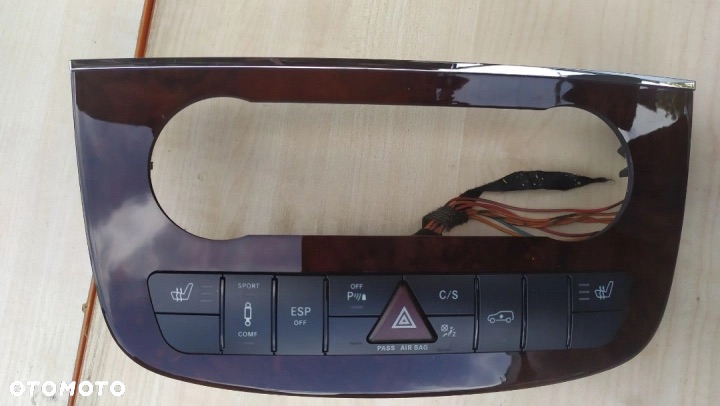 MERCEDES ML GL 164 r 251 panel klimatyzacji drewno   dekor - 17