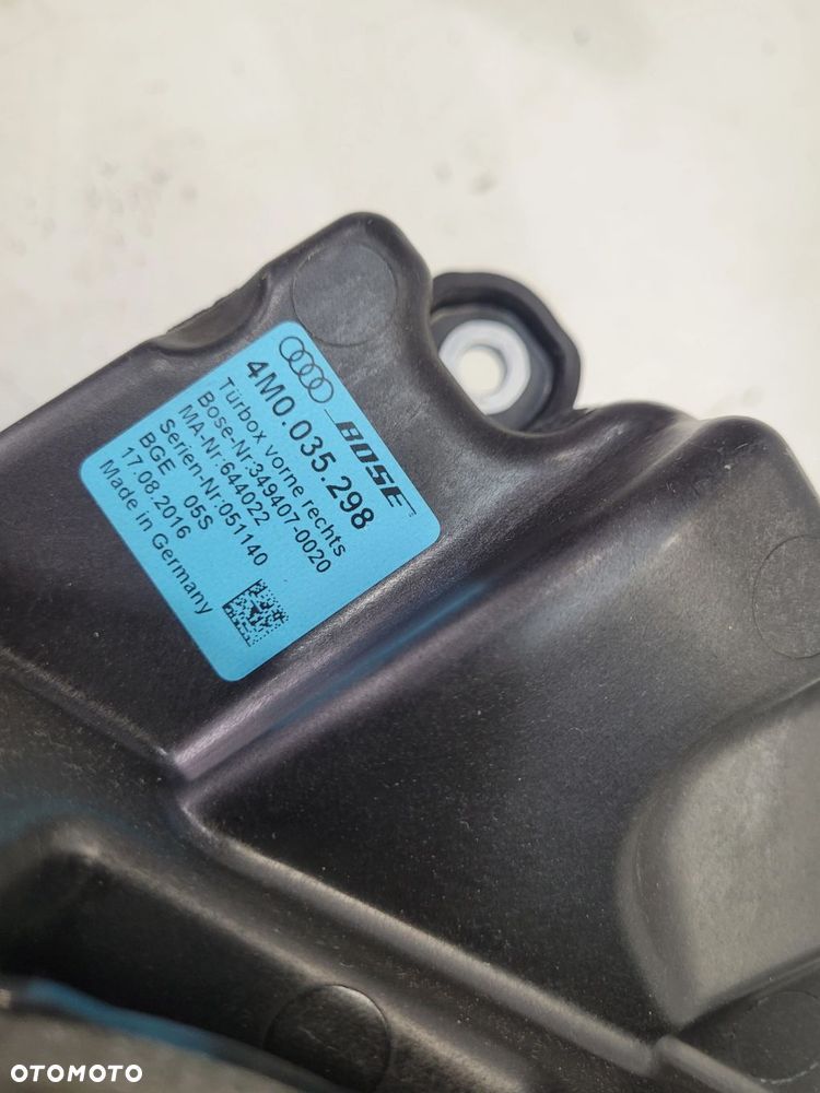 GŁOŚNIK TUBA BOSE DRZWI PRAWY PRZÓD AUDI Q7 4M 4M0035298 - 11
