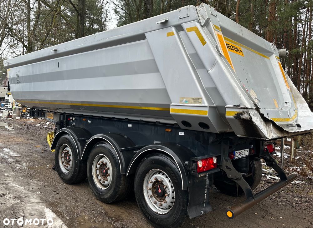 Wielton WYWROTKA NW-3 28m3 HARDOX OSIE SAF OŚ PODNOSZONA PLANDEKA WAGA:5200kg 2015r STAN IDEALNY - 5