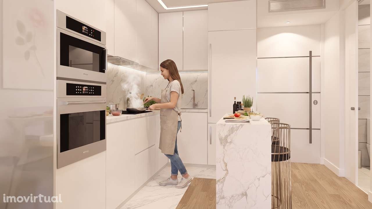 T1 Novo com varanda e garagem Vilar de Paraíso - Grande imagem: 3/40