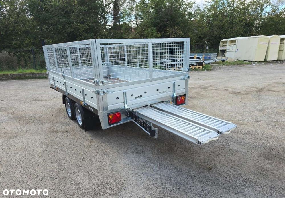 Martz Martz Hochlader przyczepa dwuosiowa 320/2 2,7T burty Alu - 11