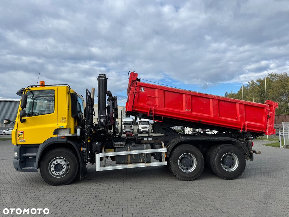 DAF CF 85.410 ATe 6x4 DŻWIG HDS HYDROBURTA OPONY-90% - 8
