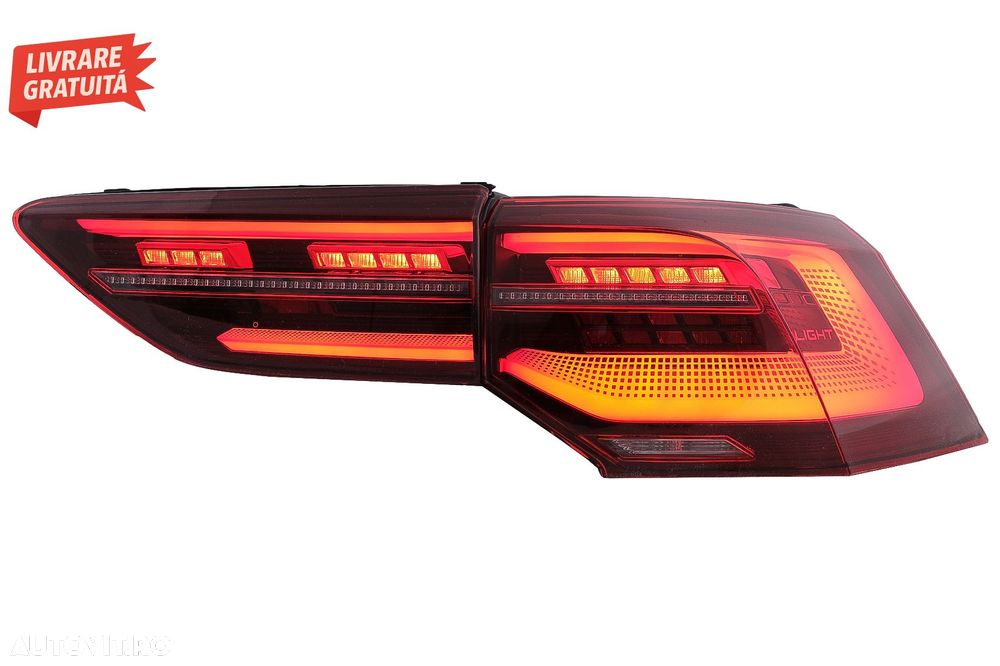 Stopuri Full LED VW Golf VIII Hatchback Mk8 MQB (2020-Up) cu Semnal Dinamic Secven- livrare gratuita - 2