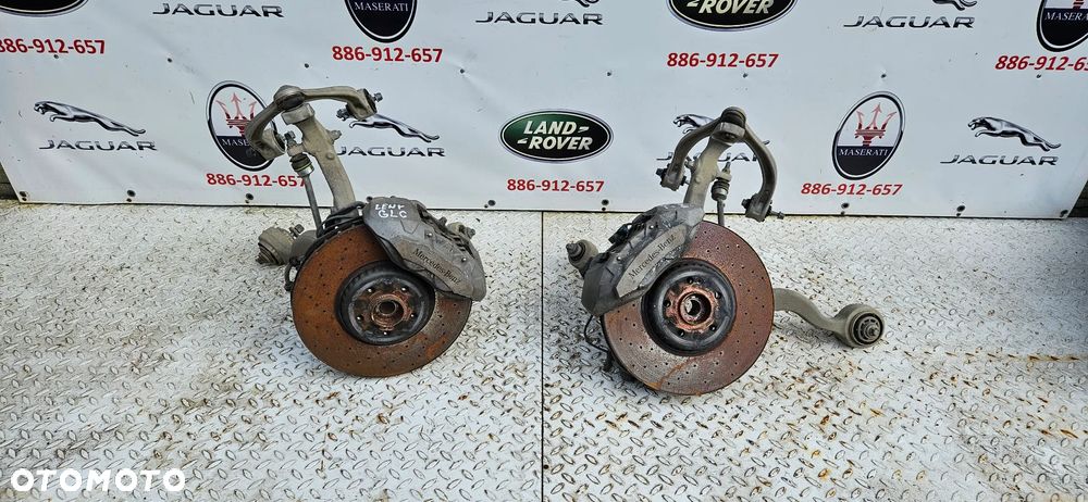 Mercedes GLC X253 3.0 350d V6 24V 4-Matic 258 KM Kompletna zwrotnica przednia prawa lewa Zawierzenie przód prawy lewy Zwrotnica Wahacze Piasta - 1