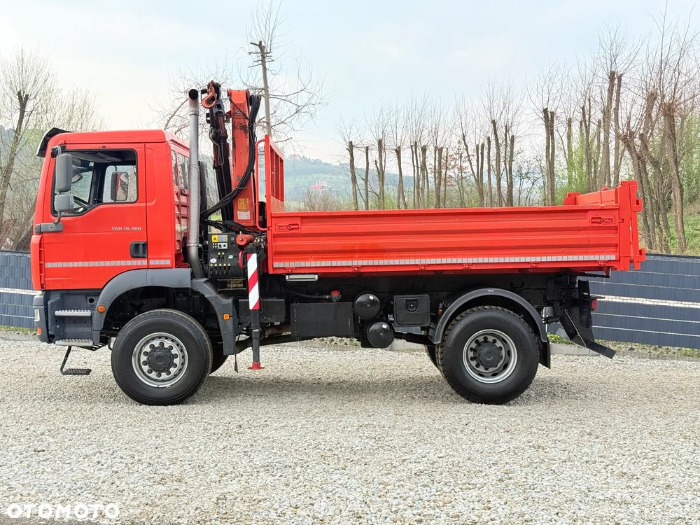 MAN * TGM 18-280 MAN 4x4 HDS Palfinger PK10500 * Kiper Wywrotka * Bardzo Dobry Stan - 9
