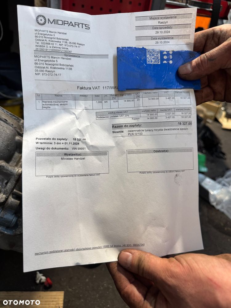 Skrzynia biegów Audi a7 3.0 tfsi po regeneracji gwarancja rozruchowa - 6