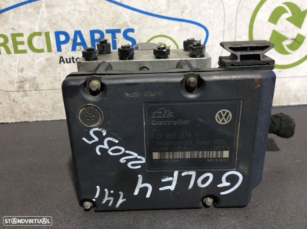 Modulo ABS VW Golf 4 ano 1997 a 2007 1.4 16v 75cv  1J0907379P - 1