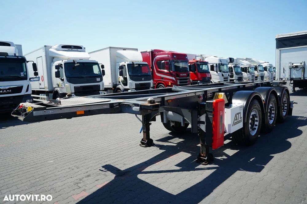 Van Hool / SEMIREMORCĂ CONTAINER / SUB REZERVOR / ADR COMPLET / 3 AXE / AXE SAF / JANTE DIN ALIAJ - 4
