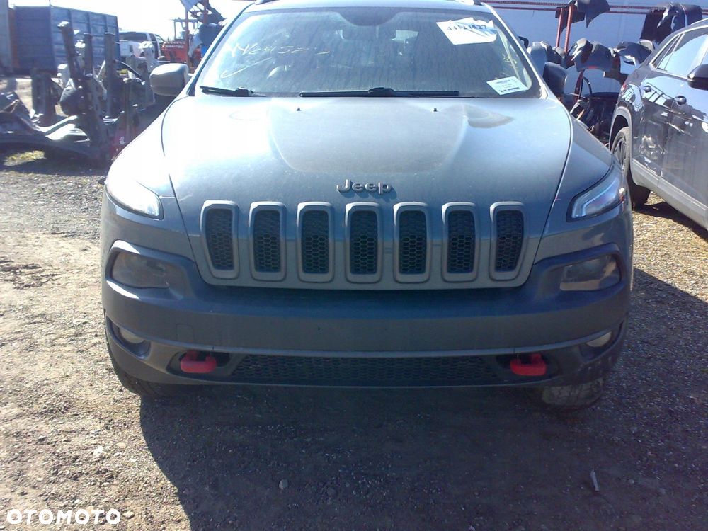 jeep cherokee trailhawk 14-18 zderzak przedni przód maska lampa błotnik pas - 1