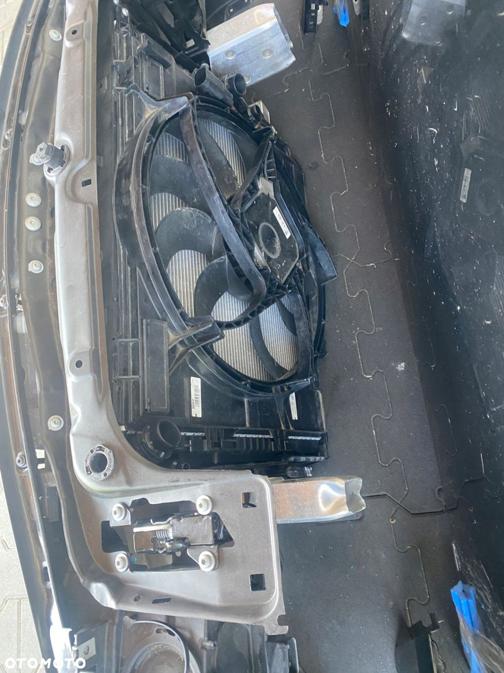 Zderzak maska błotnik wzmocnienie chłodnice lampy bmw 3 f30 f31 - 5