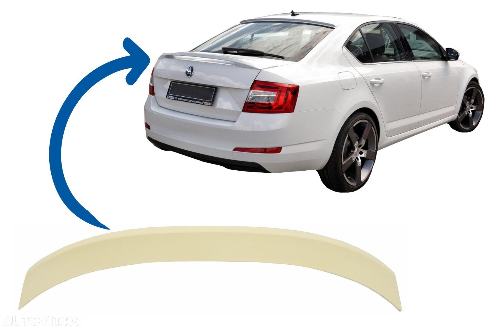 Eleron Portbagaj compatibil cu Skoda Octavia III 5E Sedan (2013+) - 1