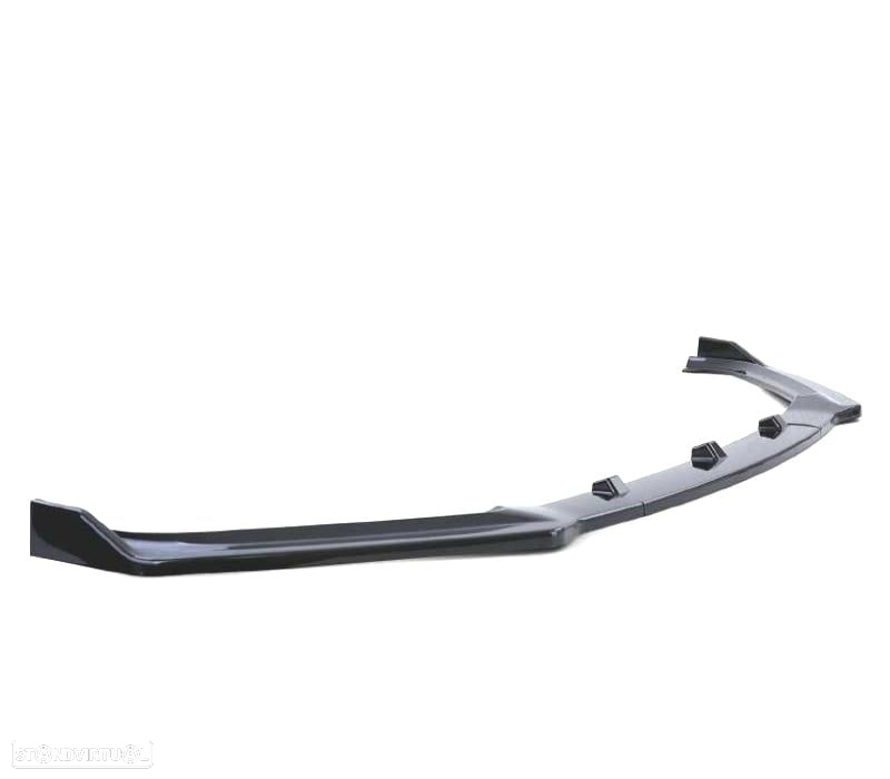 SPOILER FRONTAL AUDI A4 B9 SEDÁN AVANT 15-19 PRETO BRILHANTE ABS - 5