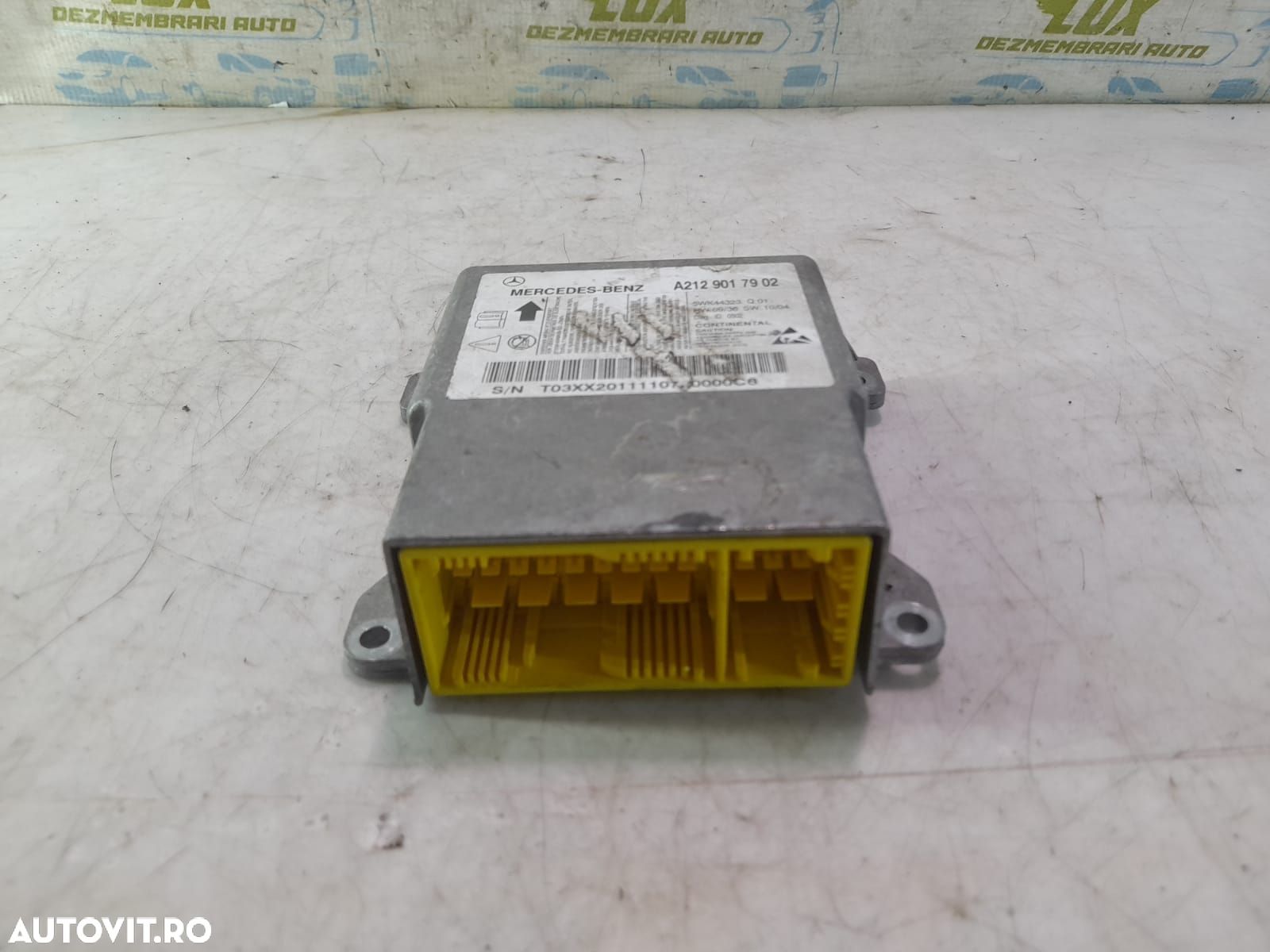 Modul airbag A2129017902 Mercedes-Benz CLS-Class C218/X218 [2011 - 20 - 1