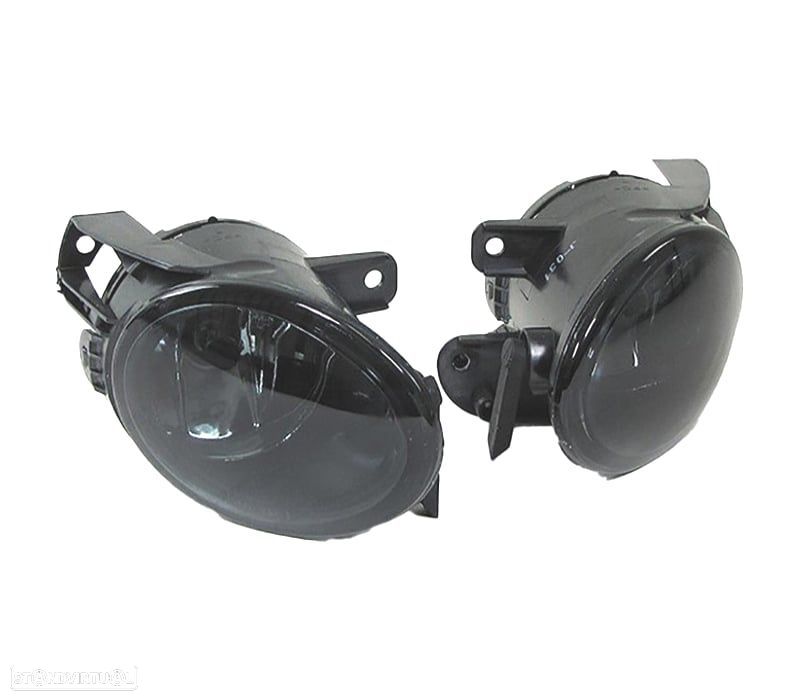 FARÓIS DE NEVOEIRO PARA VOLKSWAGEN VW PASSAT B6 3C 05-10 PRETO - 1