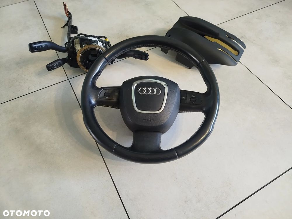 Audi A4 B7 kierownica wielofunkcyjna manetka tempomat - 1