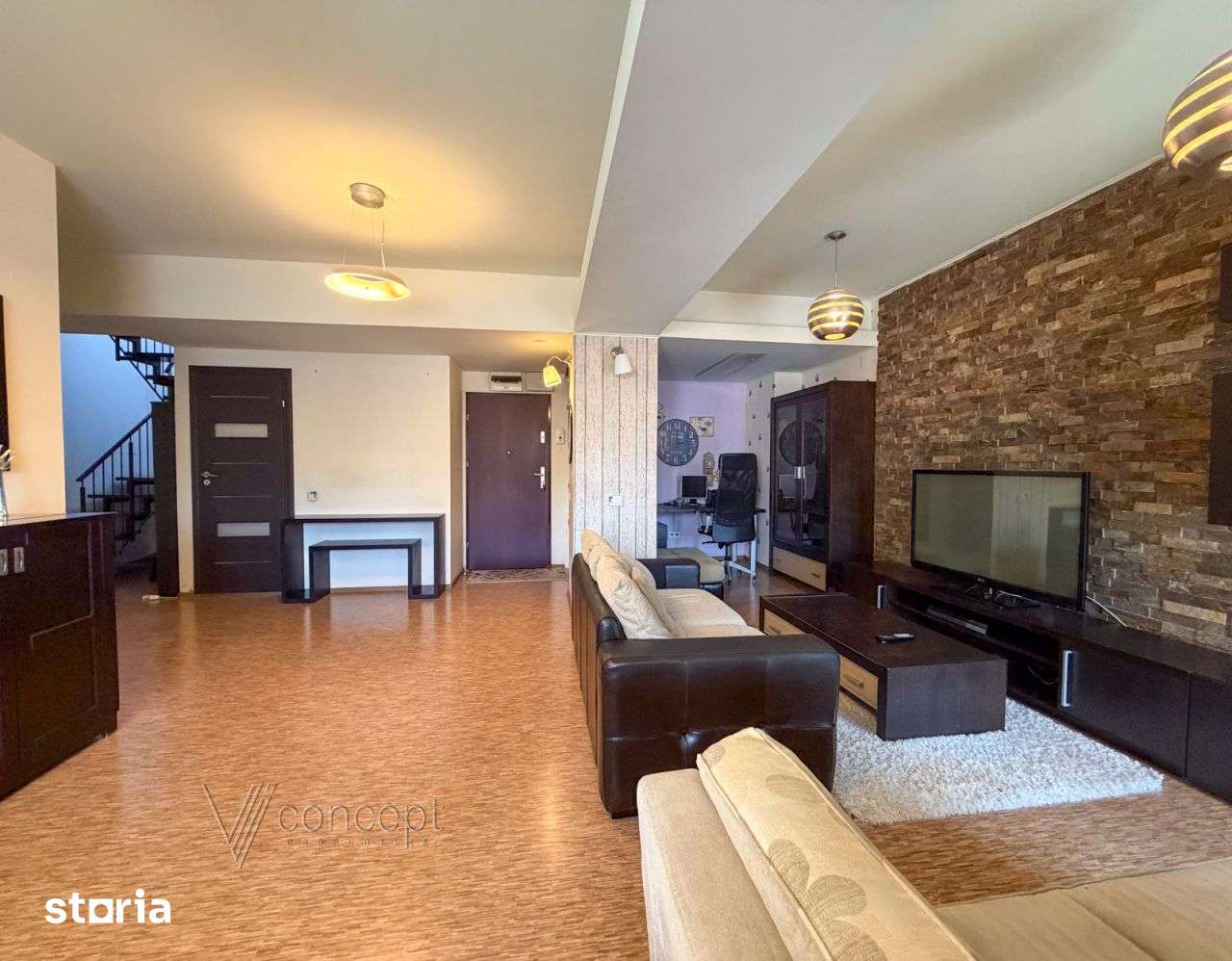 Duplex 4 cam 170 mpc +22 mp terasa | loc parcare | Zona 13 Septembrie — fotografia 1