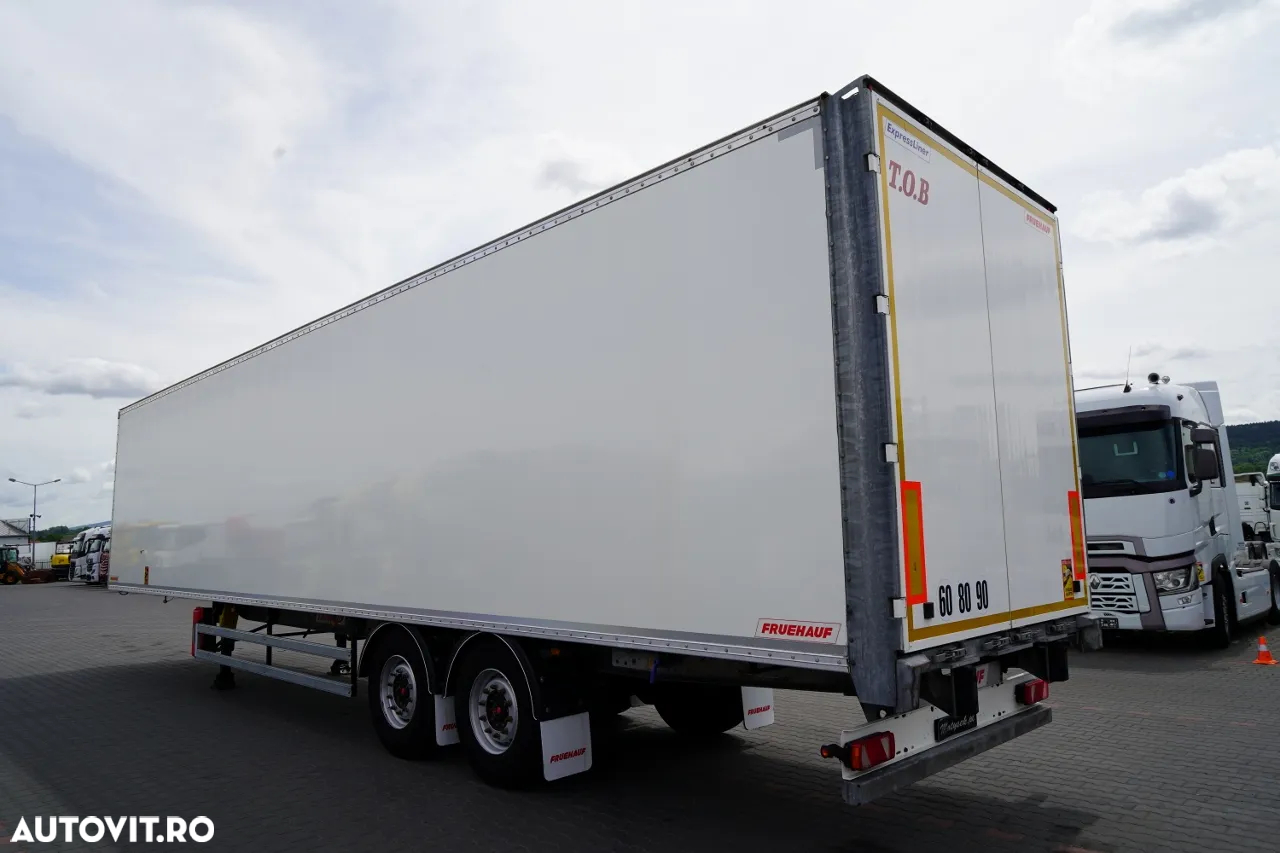 Fruehauf CONTAINER / KOFFER / AXE SAF / 2 AXE / PODEA RESISTENTĂ: ȘINĂ DIN SCADĂ - 3