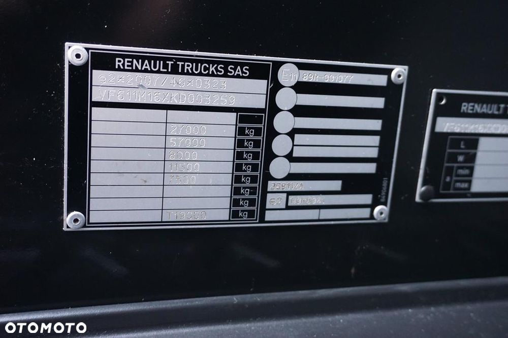 Renault T 380 / 6 X 2 / SKRZYNIOWY + HDS / HIAB 302 E-5 / PILOT / OŚ SKRĘTNA - 11