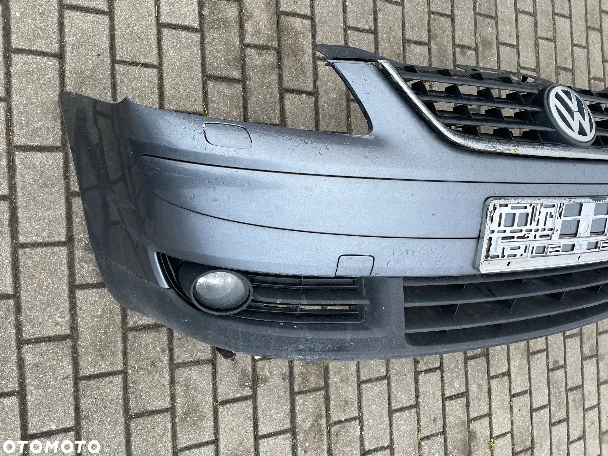 VW TOURAN I PRZÓD KOMPLETNY ZDERZAK MASKA LAMPA LEWA PRAWA PAS PRZEDNI 2,0TDI LD7X - 11