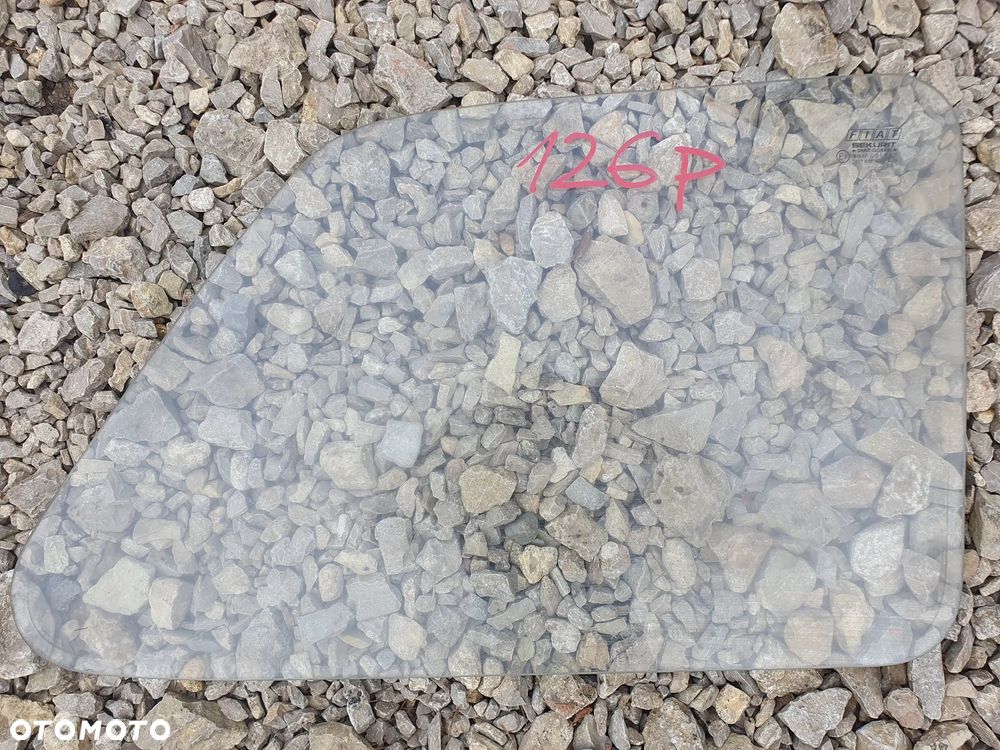 FIAT 125P MALUCH SZYBA BOCZNA PRAWY TYŁ ORYGINALNA 99R PRAWA TYLNA KAROSERYJNA - 1