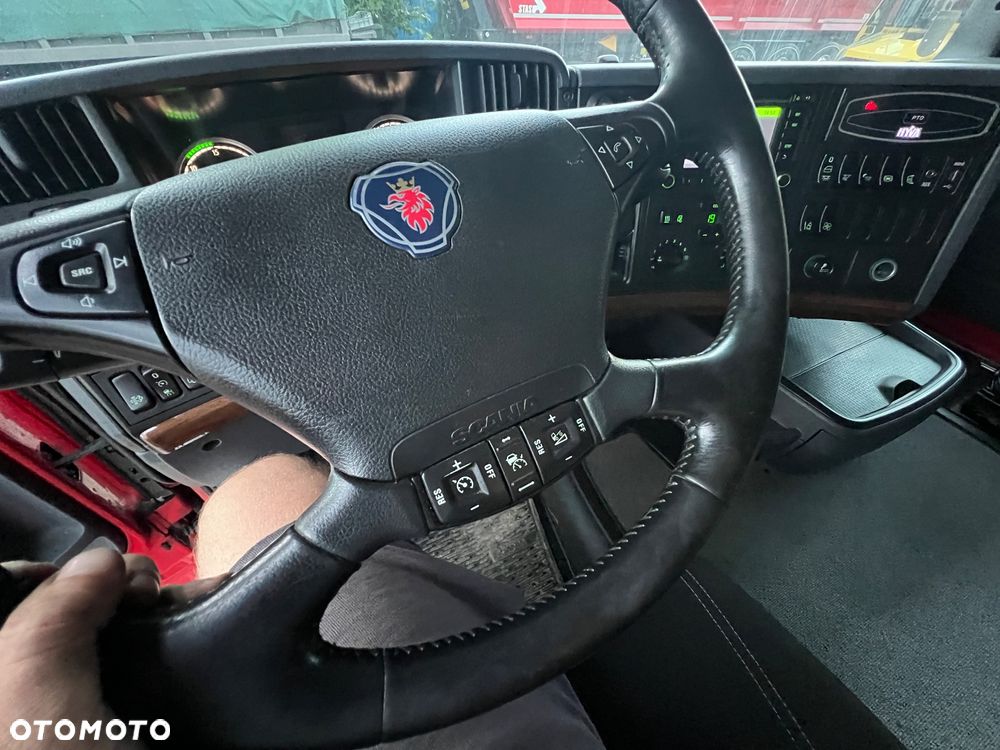 Scania R580 v8 Hakowiec multi lift huan łamany z Niemiec idealny stan cały na poduszkach Aso scania - 22