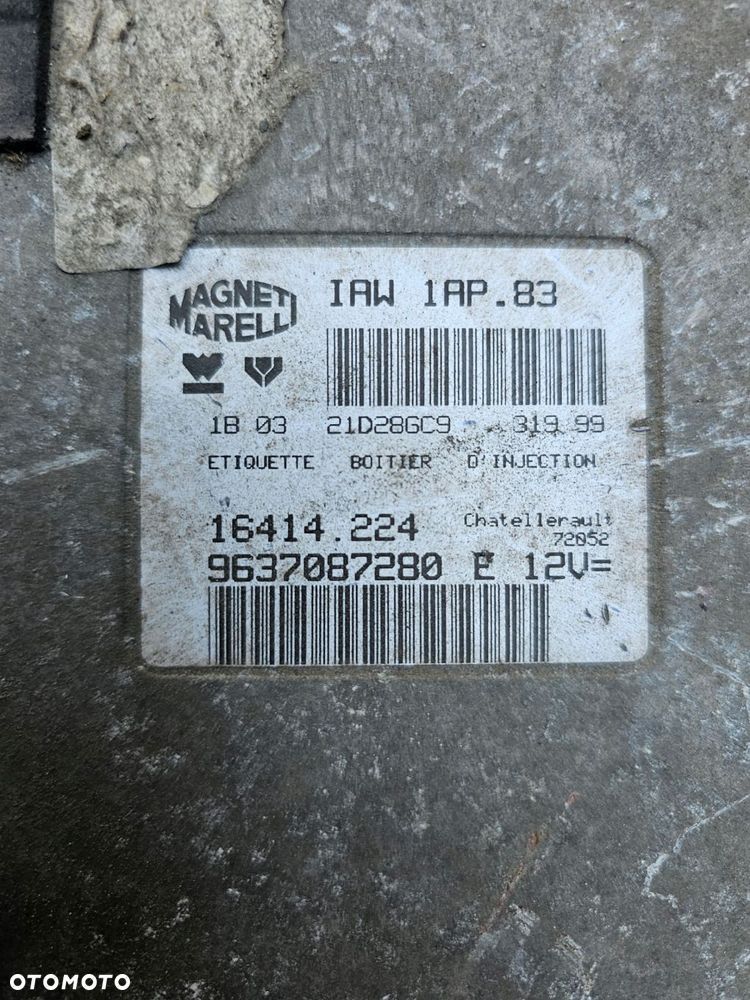komputer sterownik silnika iaw1ap83 citroen peugeot fiat - 2