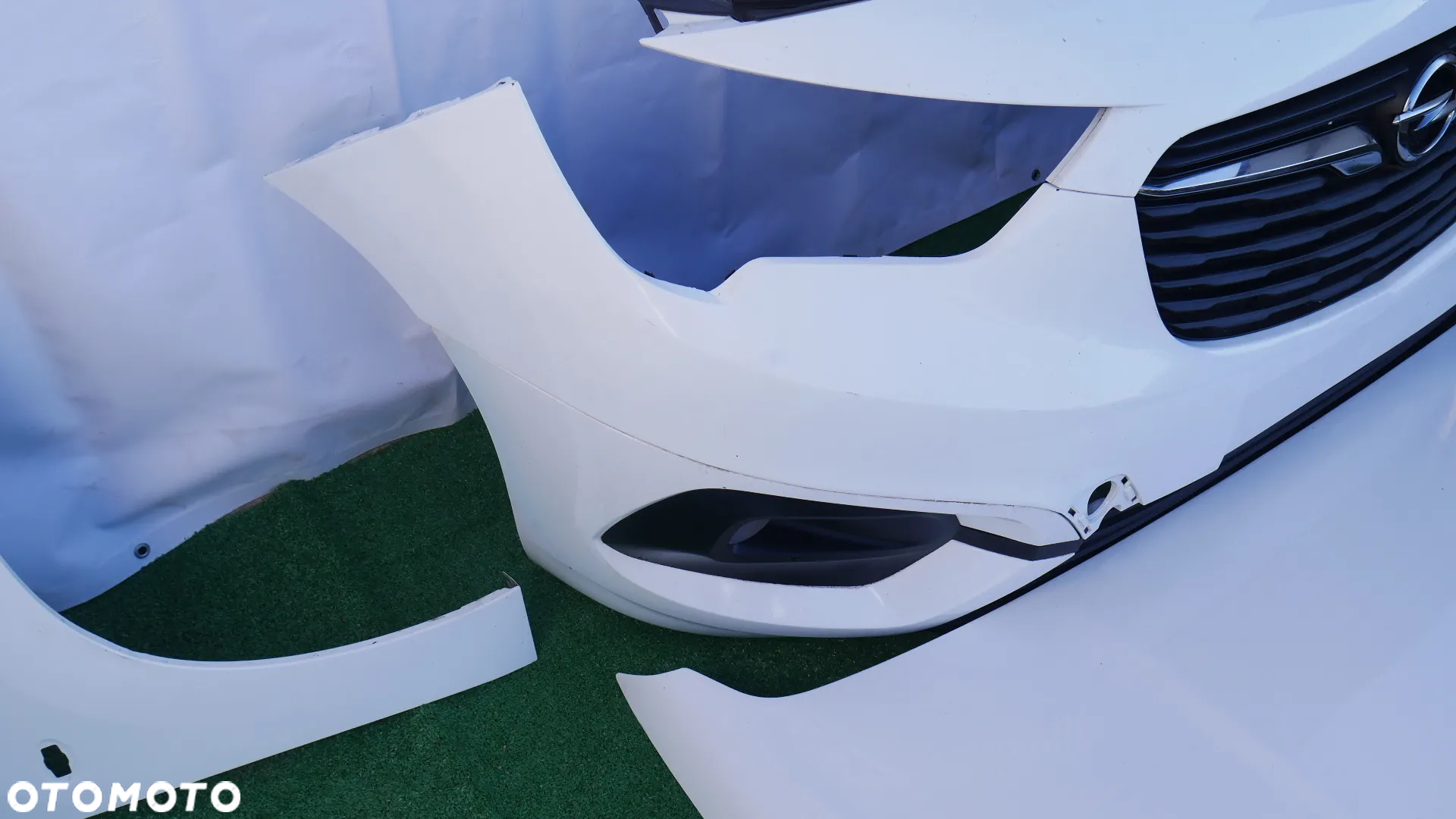 OPEL COMBO E PRZÓD MASKA BOTNIKI LAMPA LED LEWA PRZEDNIA ZDERZAK DOLNA BELKA CHŁODNICE PAS PRZEDNI - 8