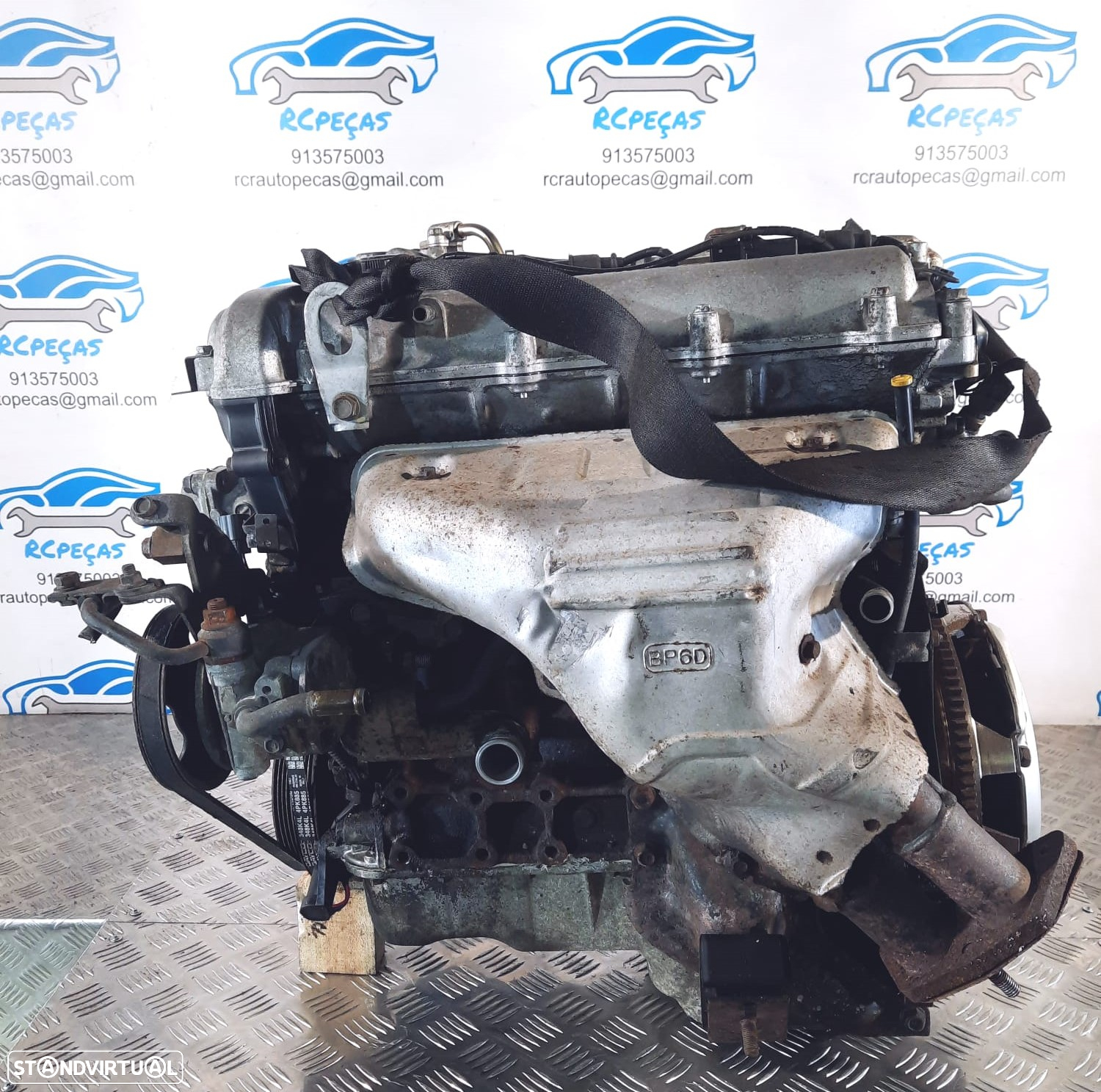 .MOTOR COMPLETO 1.8i 16V 146CV BP6D DOHC MAZDA MX5 MX-5 II 2 MK2.5 NB MOTOR ARRANQUE ALTERNADOR BIMASSA COMPRESSOR AR CONDICIONADO BOMBA DIRECAO TURBO INJETORES - 3