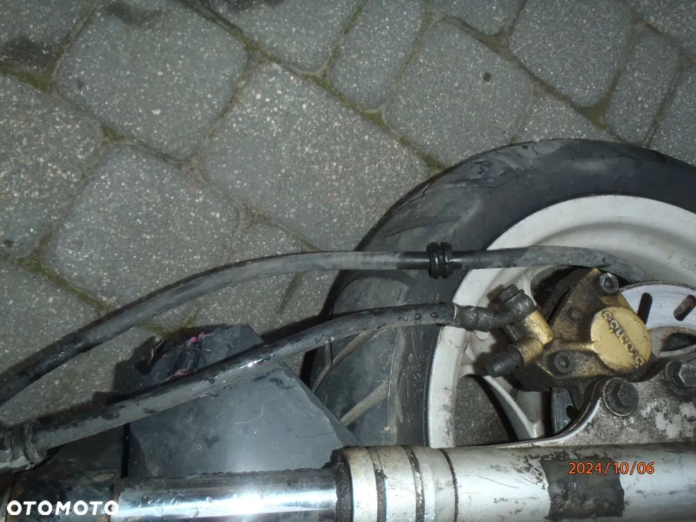 felga koło opona widelec amortyzator laga ślimak napęd opona 12 zacisk przewód tarcza hamulcowy Yamaha Neo's neos - 6