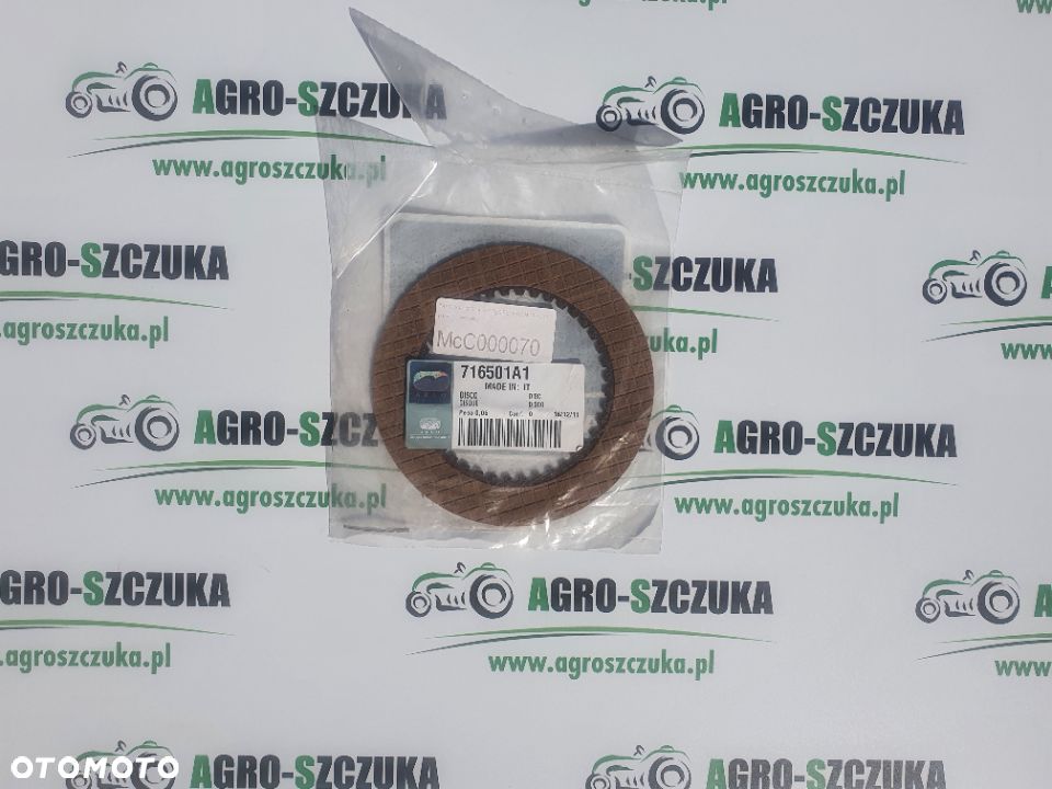 TARCZKA CIERNA SPRZĘGIEŁKA WOM MCCORMICK 3682568M2 - 1