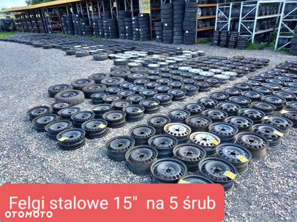 Różne felgi stalowe 15 cali na 5 śrub , koło zapasowe FORD AUDI SEAT SKODA VW MERCEDES KIA OPEL