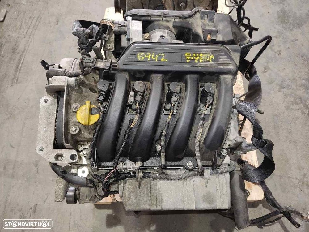 MOTOR COMPLETO RENAULT LAGUNA II 2001 -K4M D7 - 4