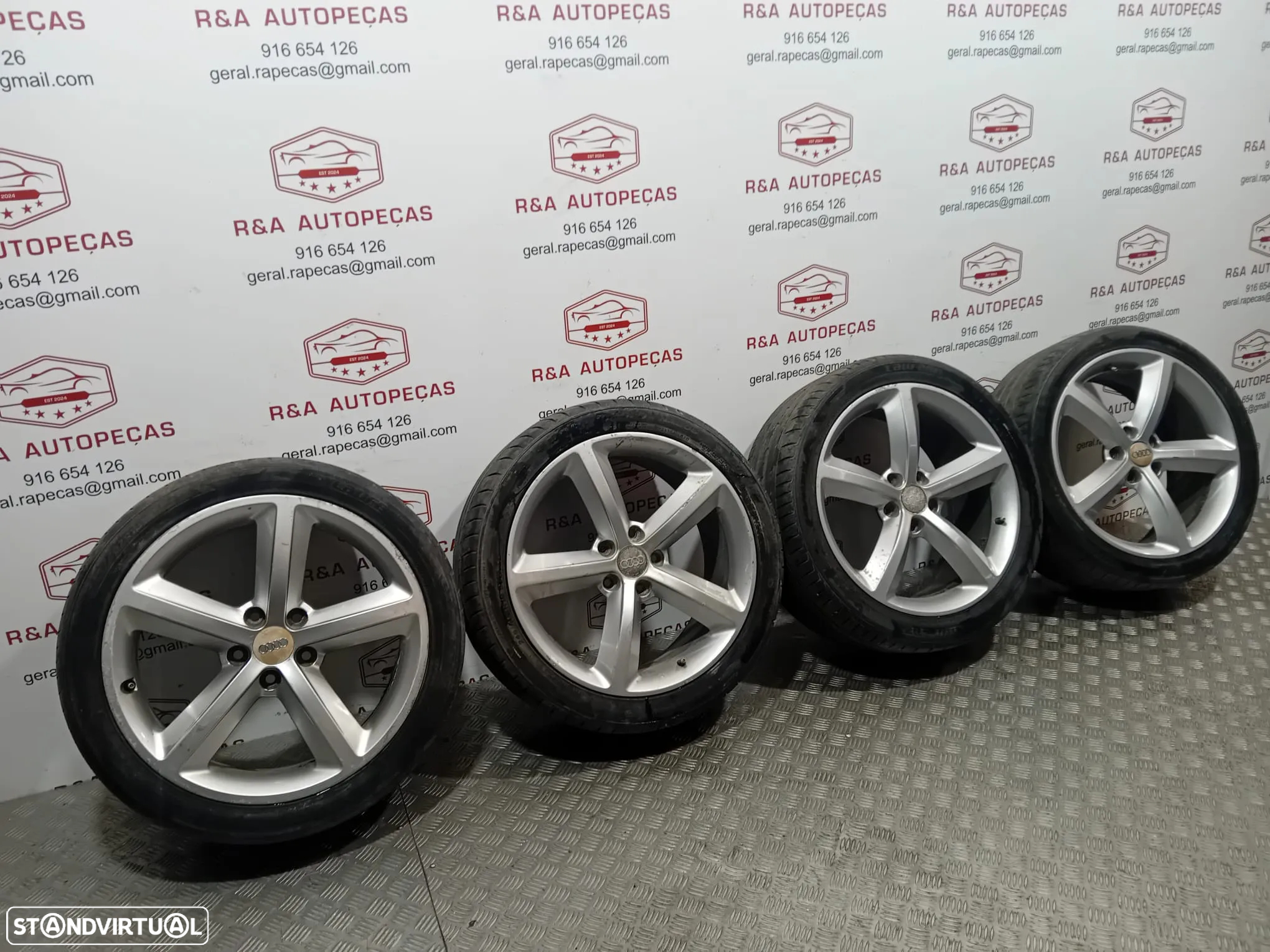 JANTES ORIGINAIS AUDI A4 B8 S-LINE 18 5X112 - 2