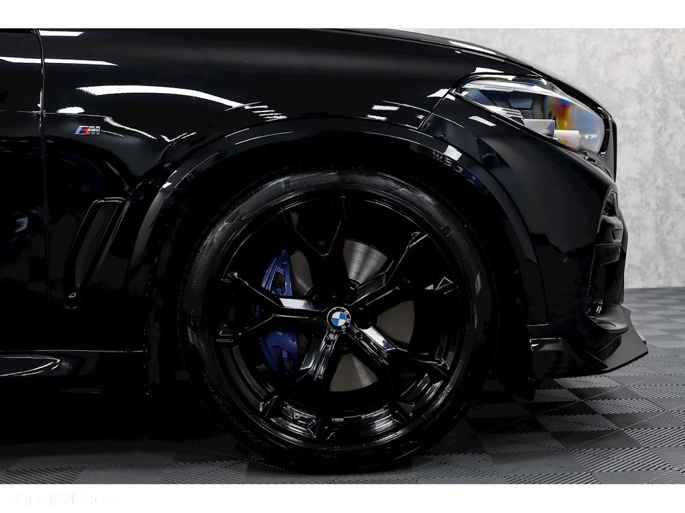 Oryginalne felgi BMW 21 M pakiet 5x112 X5 G05 X6 G06 Styling 741 9.5j ET37 IS37 10.5j ET43 IS43 8071998 alufelgi 8071999 SUV Czarne Black Piano oryginał WZ 741M wzór style - 26
