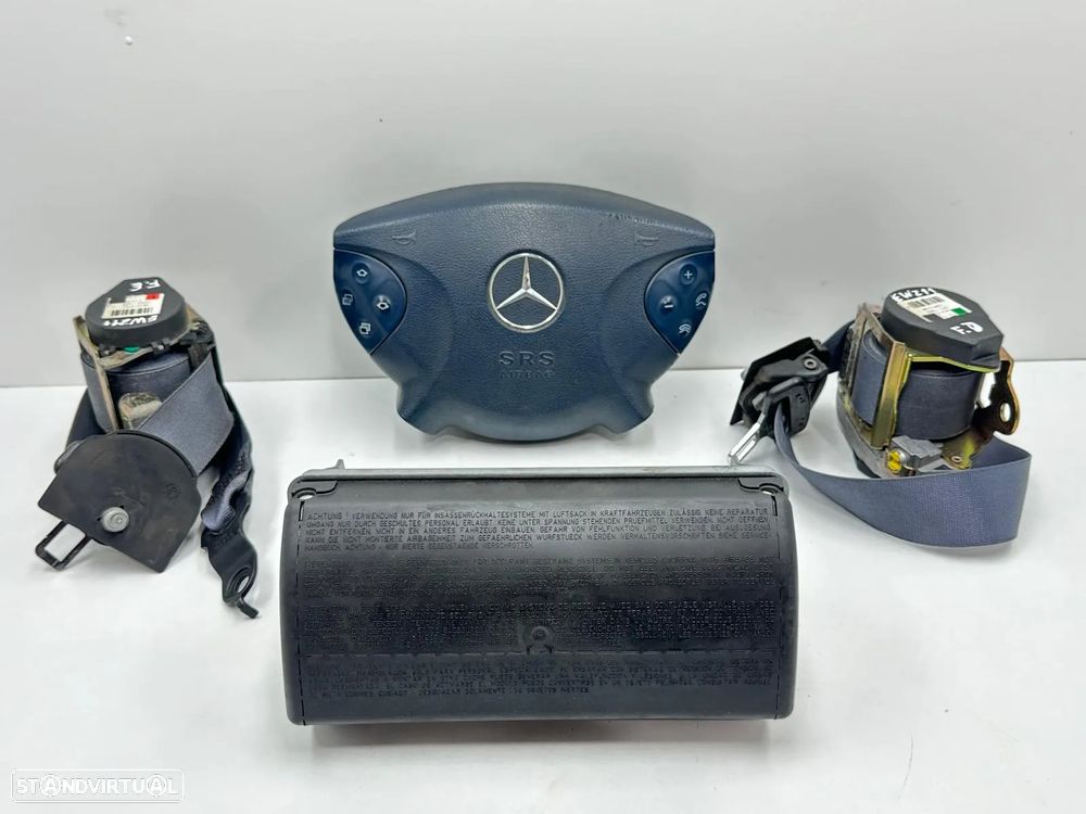 Airbag Passageiro / Condutor / Cintos Frente - Mercedes E W211 (2002) - 1