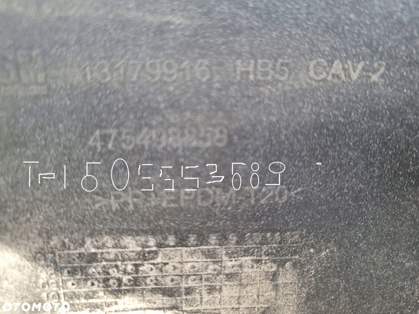 opel corsa D 06- 5drzwi 5D zderzak tył oryginał 13179916 wiązka i czujniki - 5