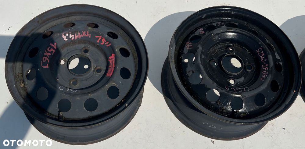 hyundai kia felgi stalowe komplet 6jx15x60 4x114.3 52910-2f050 - 2