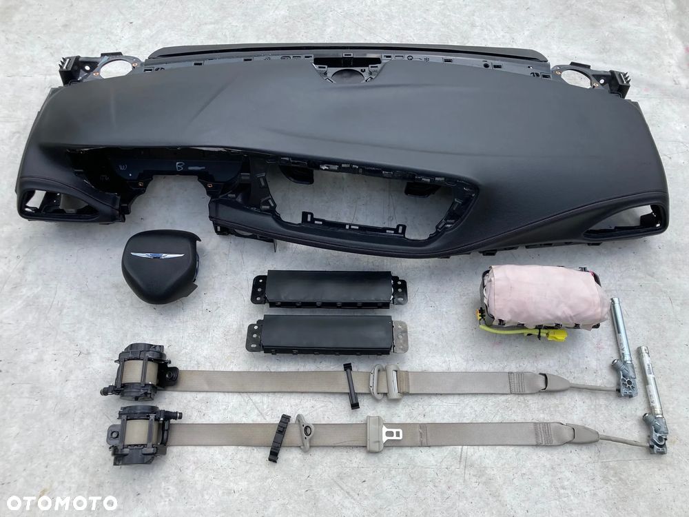 CHRYSLER PACIFICA DESKA SKÓRA KONSOLA KOKPIT PULPIT PÓŁKA PARAPET AIRBAG PODUSZKI PODUSZKA POWIETRZNA KIEROWCY PASAŻERA KOLANOWA KOLANOWE PODUSZKI KOLAN  PASY PAS regeneracja WYMIANA OD RĘKI NA MAGAZYNIE !!! - 2