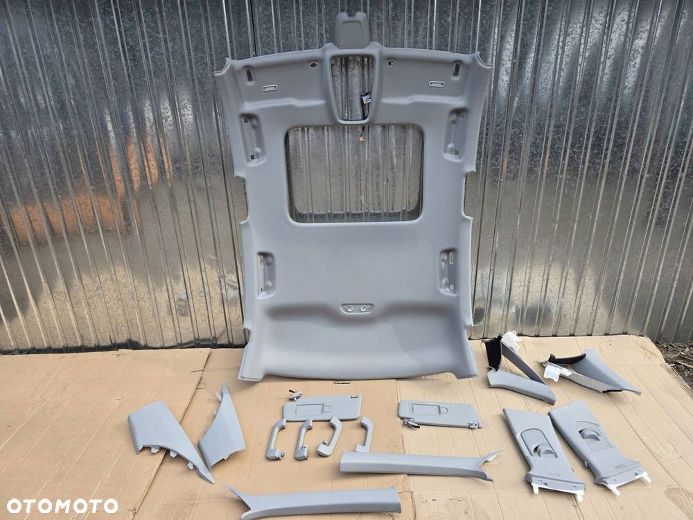 podsufitka kompletna ze słupkami słonecznikami 8w5867506g audi a4 b9 sedan - 5