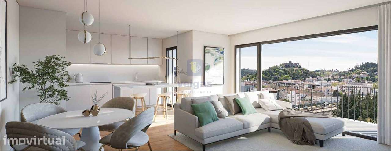 Apartamento T2 novo  no centro de Pombal com garagem e elevador - Grande imagem: 2/35