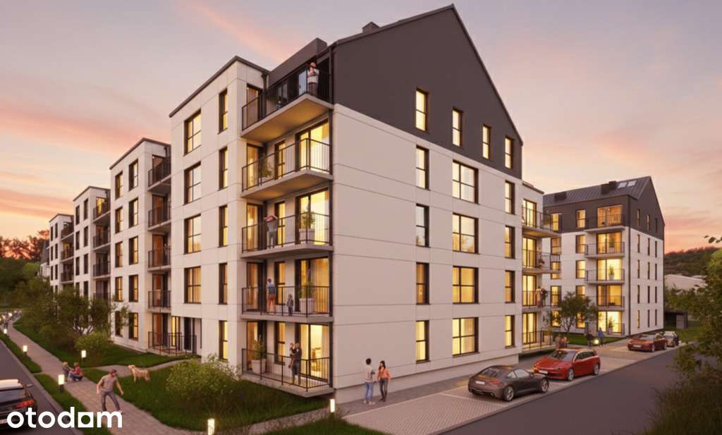 Rodzinna przystań 53m2 - 3 pokoje, balkon