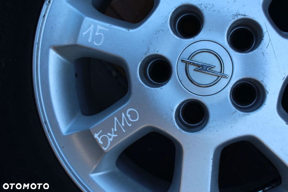 KOŁA FELGI ALUMINIOWE 15" 5x110 ET43 OPEL ZAFIRA A ASTRA H VECTRA V SIGNUM - 9