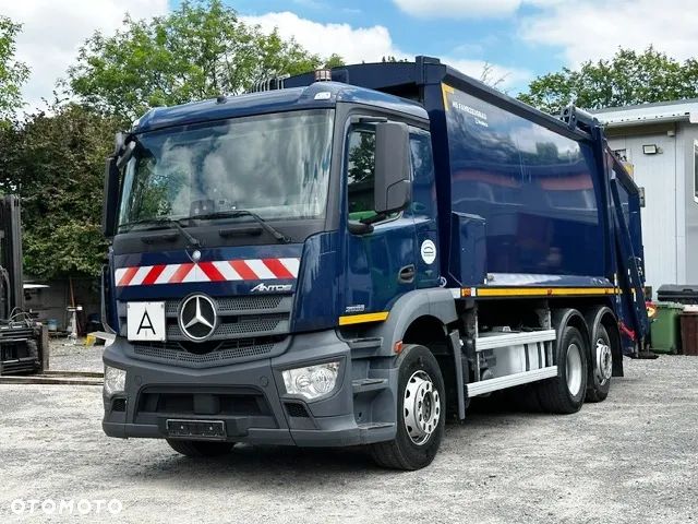 Mercedes-Benz Antos 6x2 Śmieciarka Terberg 21 m3 Euro 6 - 2