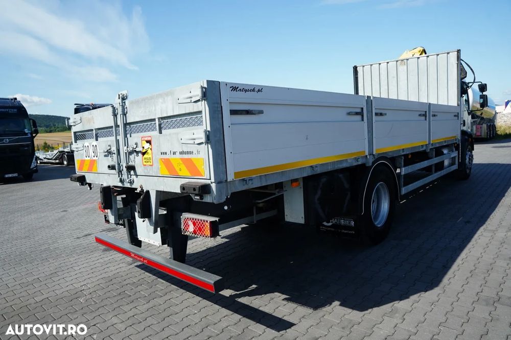 DAF LF 250 / 4X2 / LIVRARE - 7.3 + HDS HYVA HB 150X -E3 / RADIOCOMANDĂ / ROTATOARE / MAX. CAPACITATE DE RIDICARE: 5200 KG / EURO 6 - 18