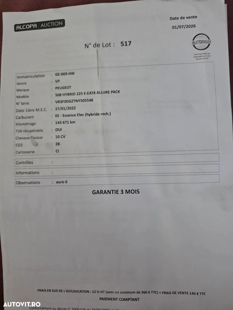 Peugeot 508 PHEV 225ch EAT8 GT - 38