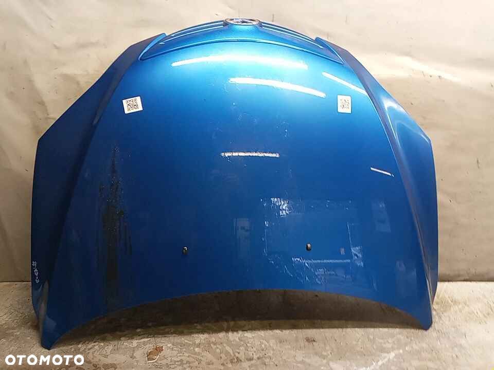 ) MASKA POKRYWA SILNIKA MAZDA 3 III NIEBIESKA BŁĘKITNA - 1