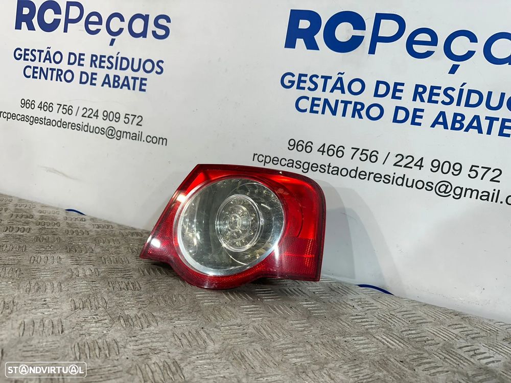 .Conjunto Farolins Tras Traseiro Esquerdo Direito Original LED Volkswagen VW Passat B6 3C5945096H 3C5945095H 2005 - 2010 - 11